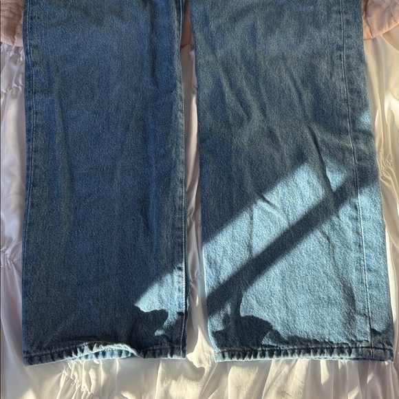 Levi's 501 Button Fly Classic Straight Leg Blue Jeans 31/32 - Picture 6 of 9